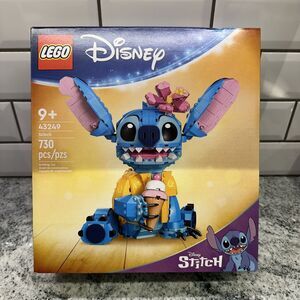 LEGO Disney Stitch Toy Building Kit – Fun Buildable Figure Ice Cream Cone 43249‎